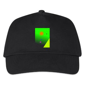 abstract - Kids’ Baseball Cap - black - Front