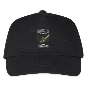 Power saws Forstwirt life meaningless - gift - Kids’ Baseball Cap - black - Front
