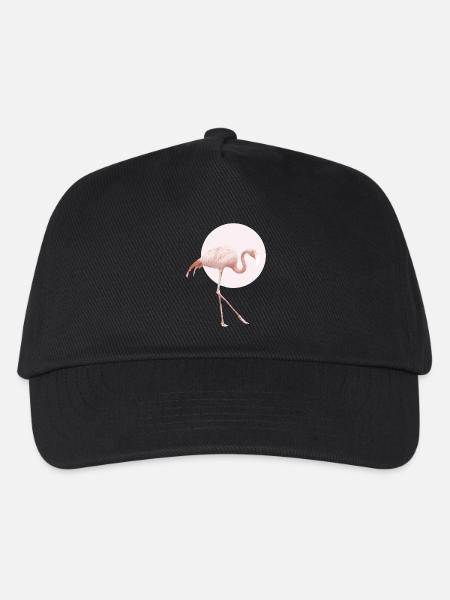 Flamant rose - Casquette de baseball Enfant - noir