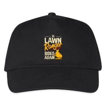 The Lawn Ranger mower mow lawn tractor - Kids’ Baseball Cap - black - Front