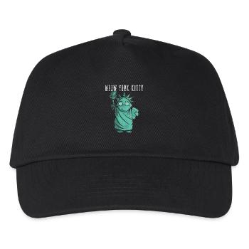 MEOW YORK KITTY - Kinder Basecap - Schwarz - Vorne