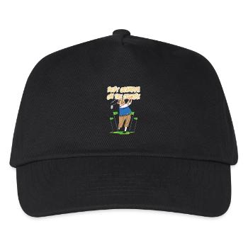 Golf - Best Grandpa on the course - Kinder Basecap - Schwarz - Vorne
