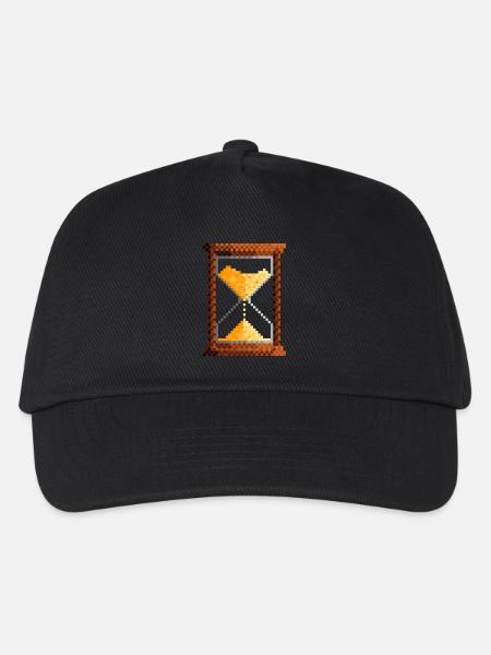 Sanduhr - Kinder Basecap - Schwarz