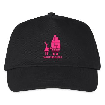 shopping queen - Kids’ Baseball Cap - black - Front