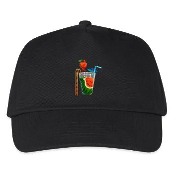 Watermelonpool - Kinder Basecap - Schwarz - Vorne