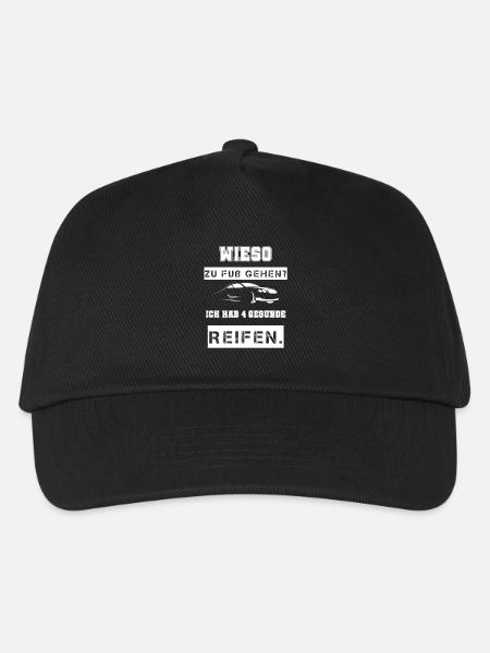 Auto Spruch cool - Kinder Basecap - Schwarz