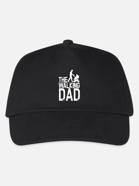 The Walking Dad - Kinder Basecap - Schwarz
