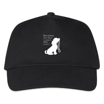 A life without a dog - Kids’ Baseball Cap - black - Front