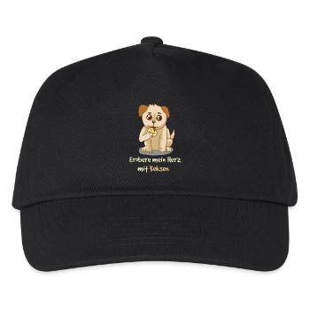 Conquérir mon cœur avec des biscuits Fantasy - Casquette de baseball Enfant - noir - Devant