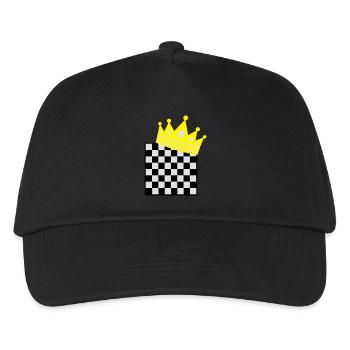chess king - Kinder Basecap - Schwarz - Vorne