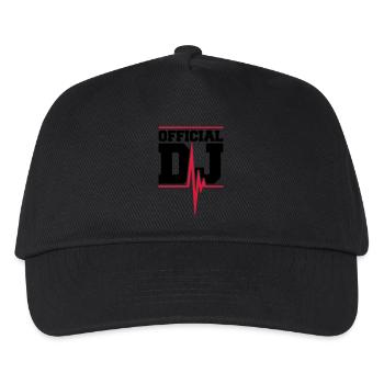 Official DJ Music Pulse - Kinder Basecap - Schwarz - Vorne