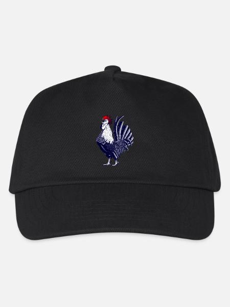 Coq - Equipe de France - Casquette de baseball Enfant - noir