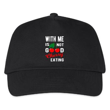 Avec moi, ce n’est pas bon - Casquette de baseball Enfant - noir - Devant
