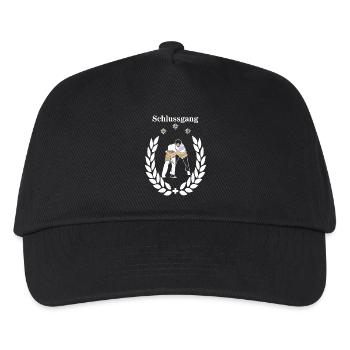 wrestling final course shirt wrestling king - Kids’ Baseball Cap - black - Front