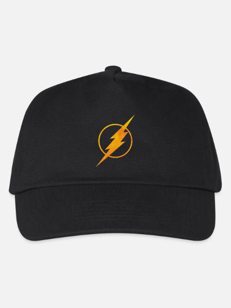 Justice League The Flash Logo - Kinder Basecap - Schwarz