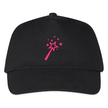 Magic wand star 1801 - Kids’ Baseball Cap - black - Front
