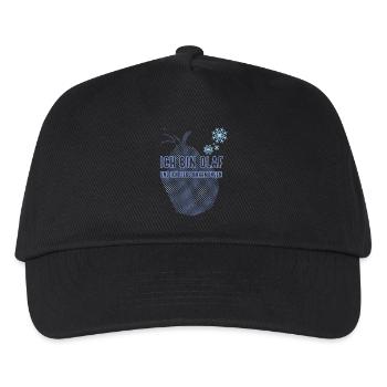 Ich bin Olaf und ich liebe Umarmungen T-Shirt - Kinder Basecap - Schwarz - Vorne
