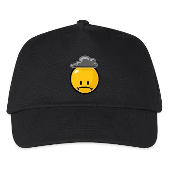 Smiley Sad - Kids’ Baseball Cap - black - Front