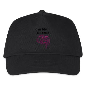 Call Me the Brain - by #MEOW. - Casquette de baseball Enfant - noir - Devant
