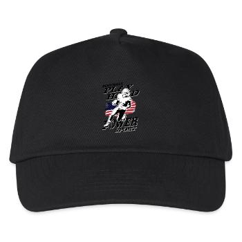 American Football - Kinder Basecap - Schwarz - Vorne