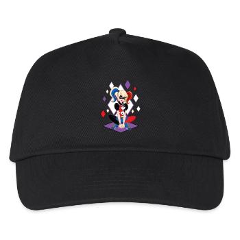 DC Super Hero Girls Harley Quinn - Kinder Basecap - Schwarz - Vorne