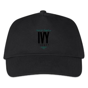 have you hugged an ivy name today - Kids’ Baseball Cap - black - Front