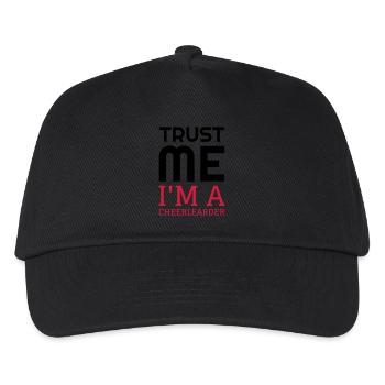 Cheerleading Cheerleader Sport Sportler Spieler - Kinder Basecap - Schwarz - Vorne