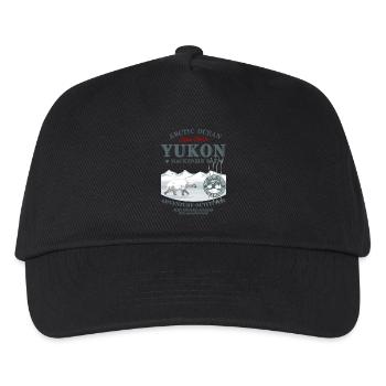 Yukon - Polar Bear - Eisbär - Kinder Basecap - Schwarz - Vorne