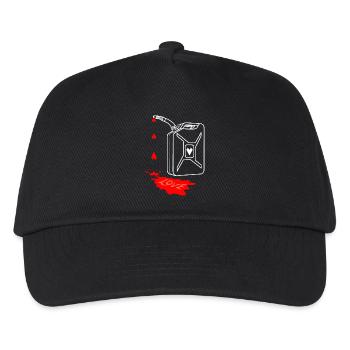 love is my fuel, gasoline jerrycan, gasoline canister - Kids’ Baseball Cap - black - Front