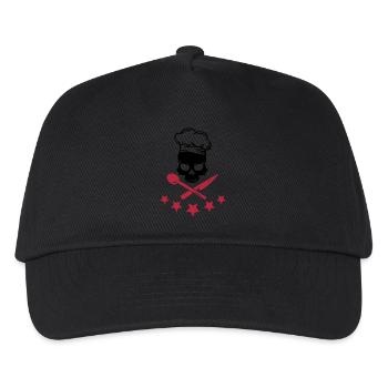 Cooking Skull - Casquette de baseball Enfant - noir - Devant