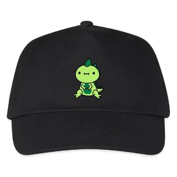 kleiner suesser kawaii - Kinder Basecap - Schwarz - Vorne
