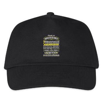 Legends Are Born In October - Kids’ Baseball Cap - black - Front