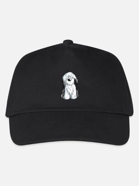 Süßer Bobtail - Bobtails - Old English Sheepdog - Kinder Basecap - Schwarz