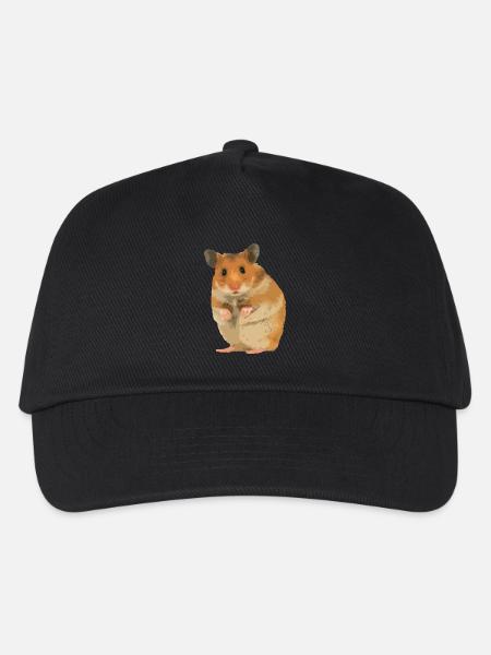 Hamster - Kids’ Baseball Cap - black