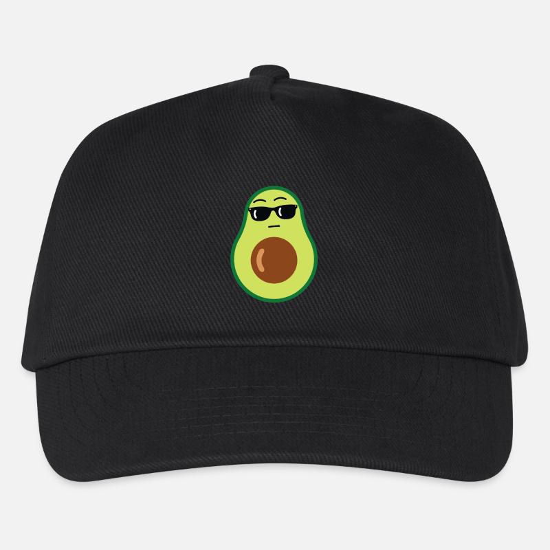 Avocado - Kinder Basecap - Schwarz