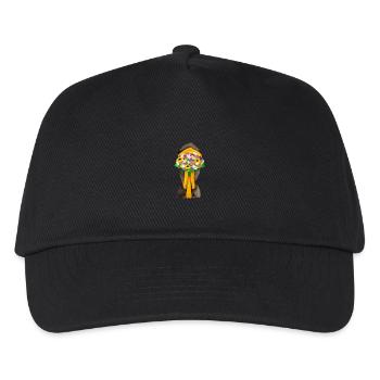 Munich Kindl avec bouquet de fleurs - Casquette de baseball Enfant - noir - Devant