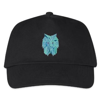 Polygon Löwe - Kinder Basecap - Schwarz - Vorne