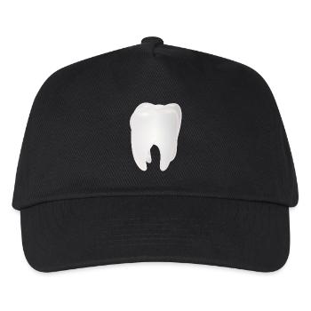 radiant white tooth - Kids’ Baseball Cap - black - Front