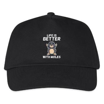 mole - Kids’ Baseball Cap - black - Front