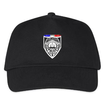policeman - Kids’ Baseball Cap - black - Front