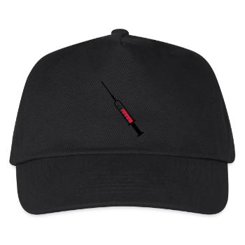 Seringue en tant que vecteur - Casquette de baseball Enfant - noir - Devant