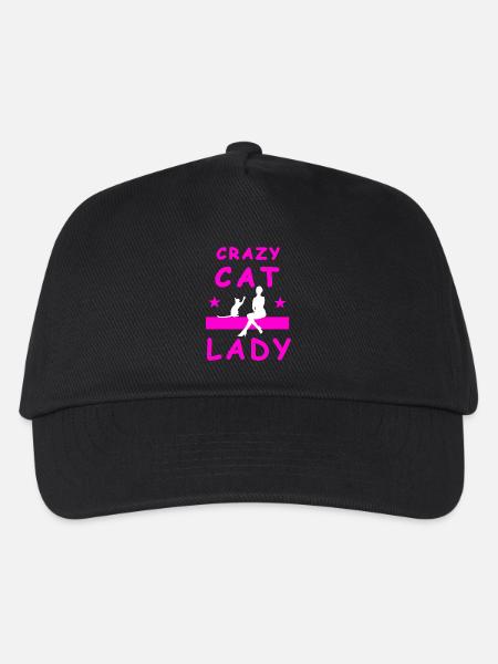 Katze - Kinder Basecap - Schwarz