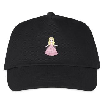 Princesse - Casquette de baseball Enfant - noir - Devant