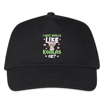 Koala Koala Ours - Casquette de baseball Enfant - noir - Devant