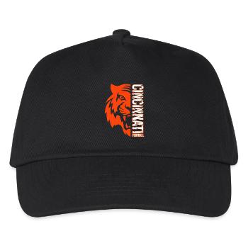 Cincinnati Football – Tiger Power Design - Casquette de baseball Enfant - noir - Devant