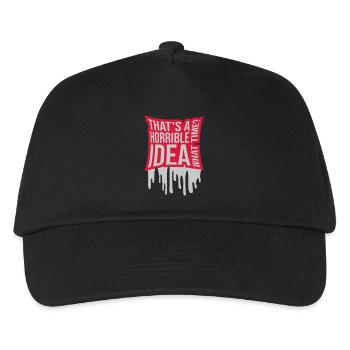 Thats a horrible Idea - Kids’ Baseball Cap - black - Front