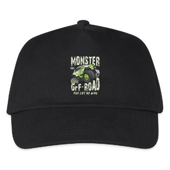 Monster Truck Offroad - Kids’ Baseball Cap - black - Front