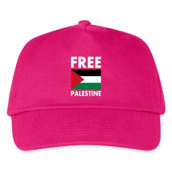 Free palestine - Kids’ Baseball Cap - fuchsia - Front