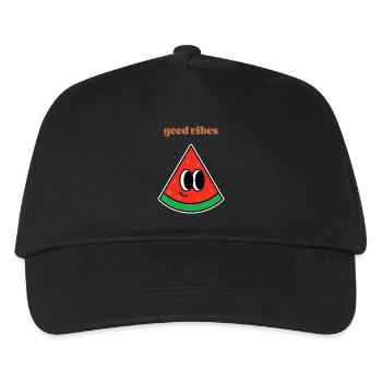 Good Vibes Only - Kinder Basecap - Schwarz - Vorne