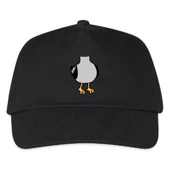 Seagull without head costume - Kids’ Baseball Cap - black - Front